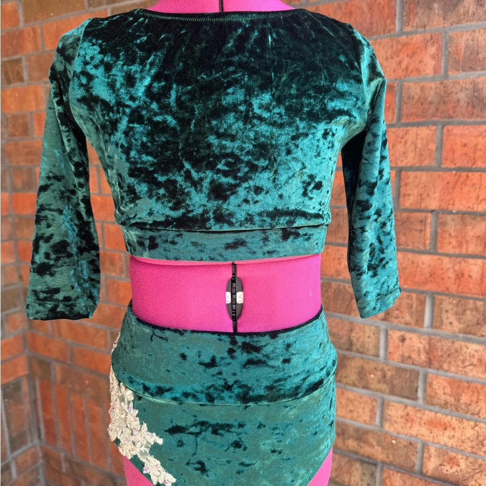Emerald Velvet Costume Set
